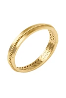 NASSAU HINGE BANGLE- GLD
