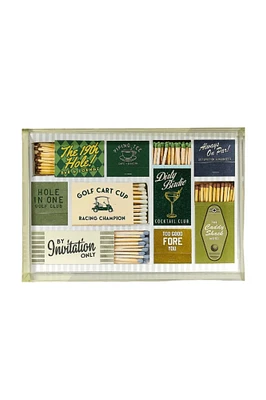 GOLF MATCHBOOK SMALL TRAY