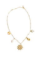 MERIDA CHARM NECKLACE- GLD MULTI