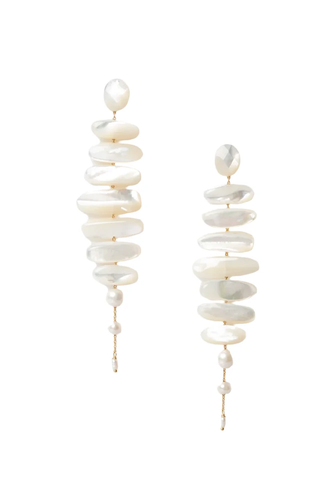 CASCADING MOP EARRINGS (EG-5741)