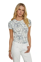 RESSI SS SCROLL TOILE TEE
