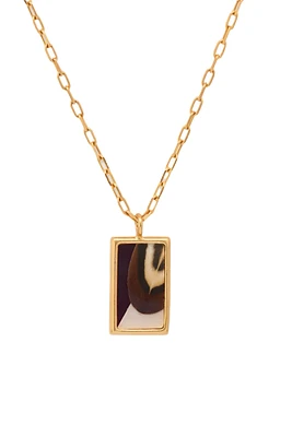MOHANA RECTANGLE PENDANT NECKLACE