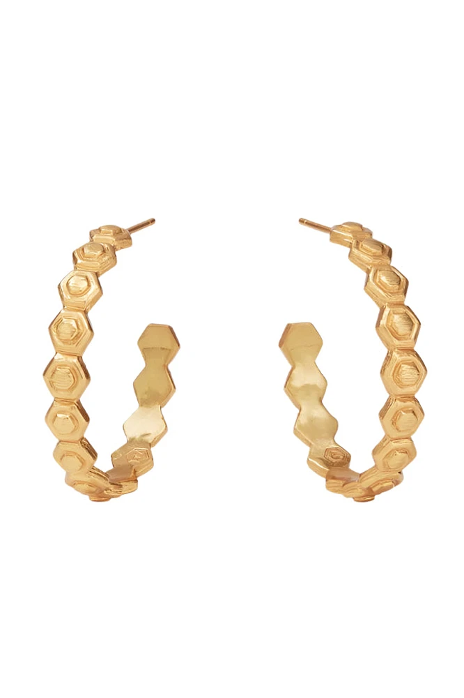 PALLADIO HOOP MED- GOLD