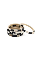 BLACK & WHITE BANGLE SET