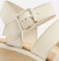 Joanie Ankle Strap Wedge Chalk|Gum