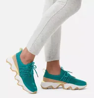 Kinetic Impact Lace Sneaker Teal Chloride|Sea Salt