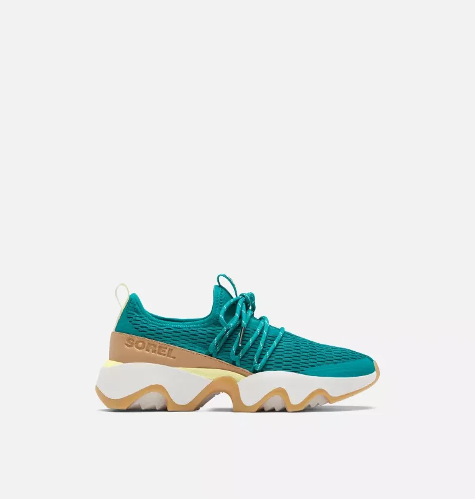 Kinetic Impact Lace Sneaker Teal Chloride|Sea Salt