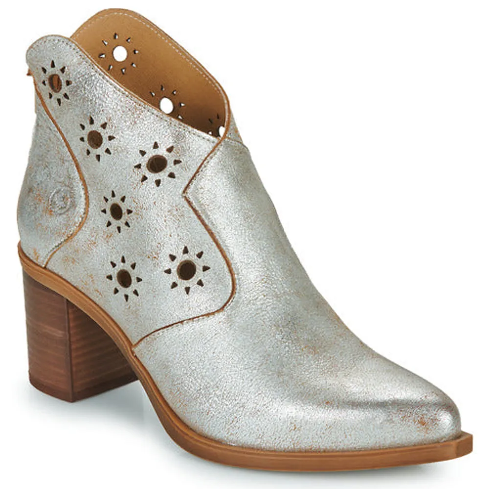 Terry Bootie Silver