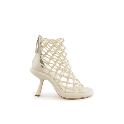 1C6960D Woven Leather Heel Osso