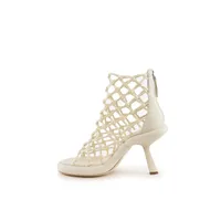 1C6960D Woven Leather Heel Osso