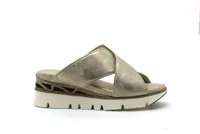 Softwaves Sofia Sandal Creme Metallic