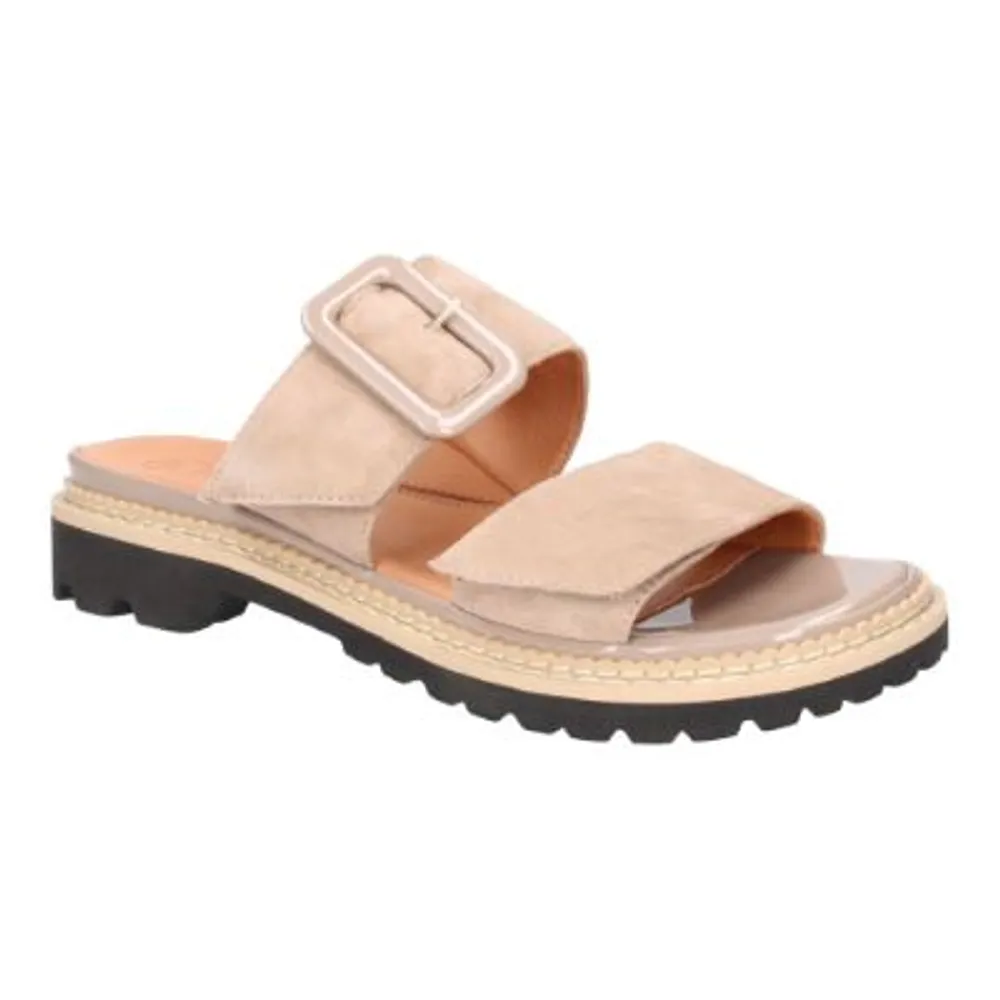 Dalbir Sandal Taupe Suede