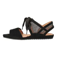 Devansh Sandal Black Suede