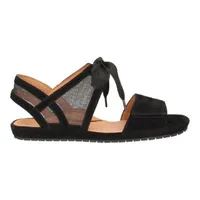 Devansh Sandal Black Suede