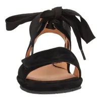 Devansh Sandal Black Suede