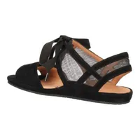 Devansh Sandal Black Suede