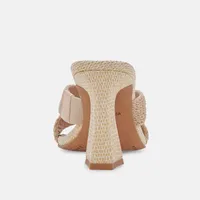 Nitro Heels Light Natural Raffia