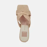 Nitro Heels Light Natural Raffia