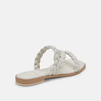 Iman Flat Sandals Ivory Stella