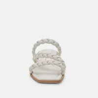 Iman Flat Sandals Ivory Stella