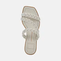 Iman Flat Sandals Ivory Stella