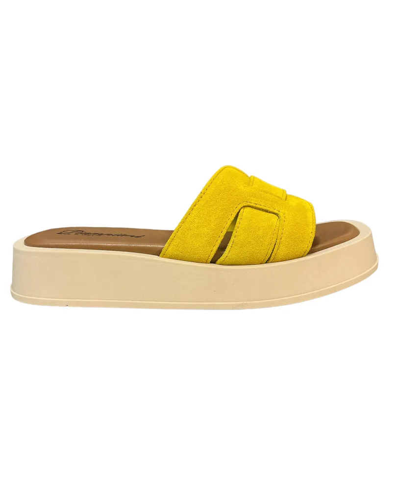 6603 Slide Giallo Suede