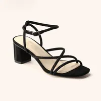 Viena Block Heel Black