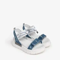 E307845D Sport Sandal Jeans Argento