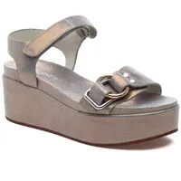 Quest Sandal Bronze Metallic Suede