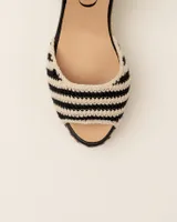 Berlioz Espadrille Wedge Crudo Black