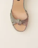 Melisa Espadrille Heel Notturno Argento