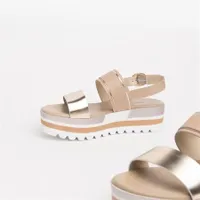 E218880D Sport Sandal Platino Champagne