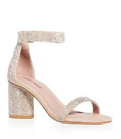 Laura Heel Nude Suede Champagne