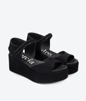 Nelly Wedge Black Castoro