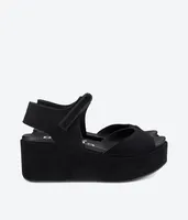 Nelly Wedge Black Castoro