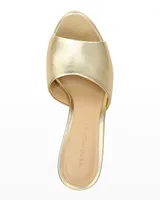 Dali Platform Heel Light Gold