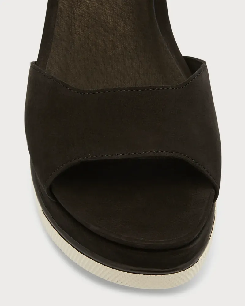 Beck Wedge Sandal Black