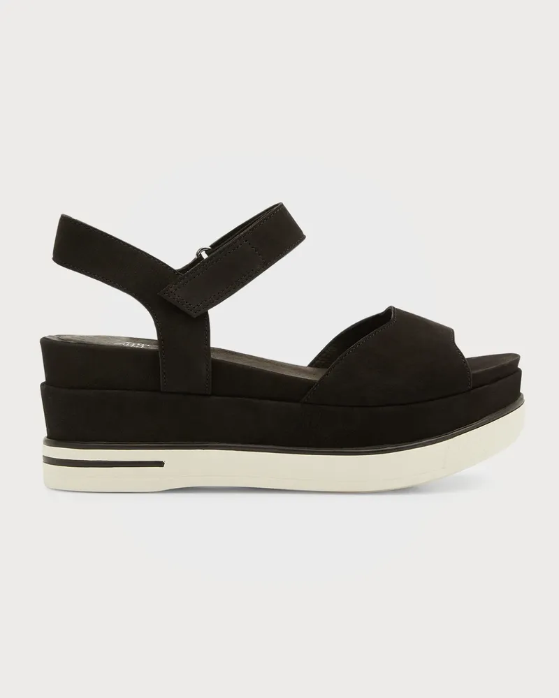 Beck Wedge Sandal Black