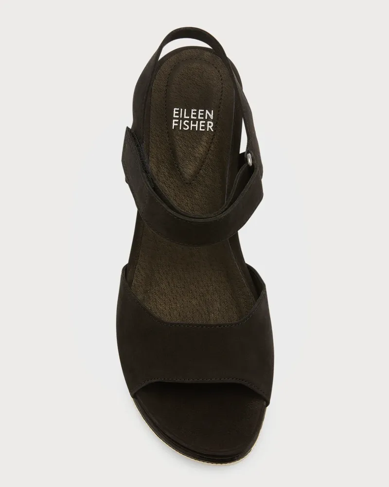 Beck Wedge Sandal Black