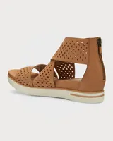 Sport Perforated Sandals Honey Nubuck