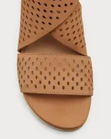 Sport Perforated Sandals Honey Nubuck