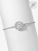 Classic Round Halo Bracelet