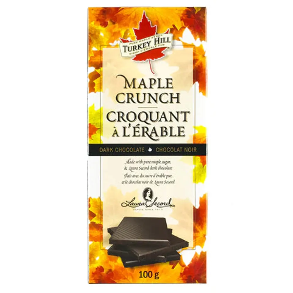 MAPLE CRUNCH DARK CHOCOLATE BAR