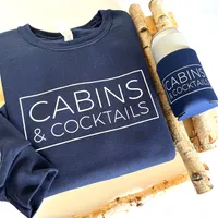 CABINS & COCKTAILS CREWNECK