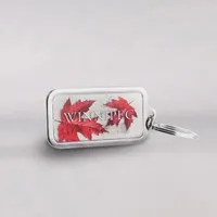 WINNIPEG MAPLE LEAF KEYCHAIN