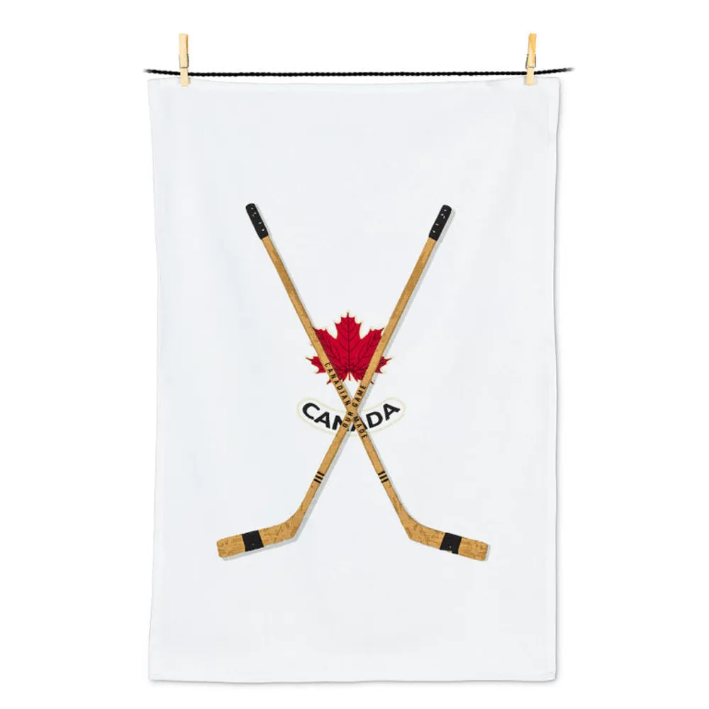 HOCKEY STICK TEA TOWEL