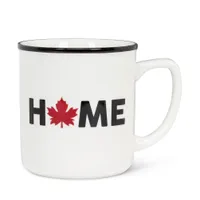 HOME WITH MAPLE LEAF MUG