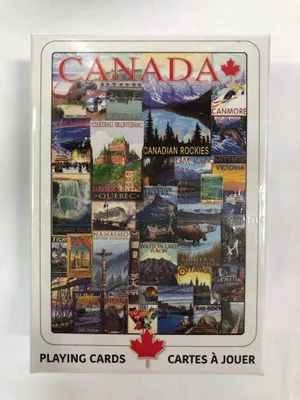 CANADA VINTAGE POSTERS PLAYING CARDS