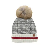 CABIN KNIT FAUX FUR POM TOQUE