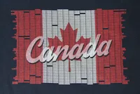 CANADA WORD FLAG TEE